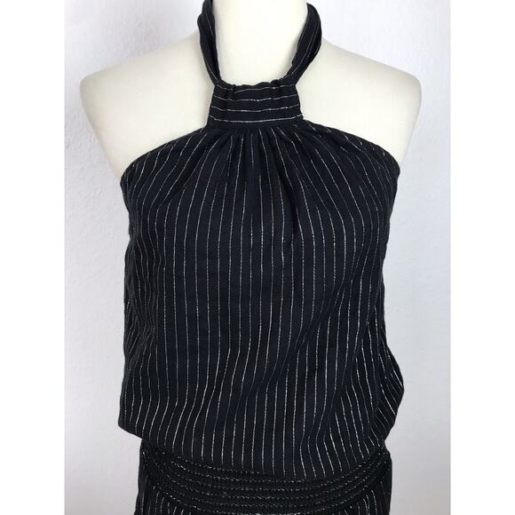 Corey Lynn Calter Halter Dress Striped Mini - Picture 2 of 10